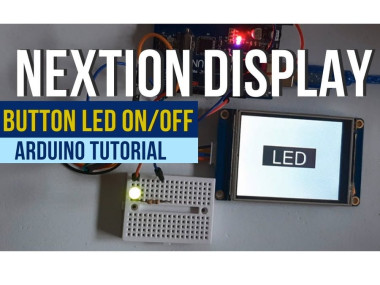 Nextion Display - Control Led On-off With Dual State Button