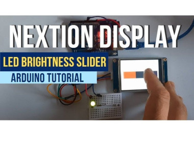 Arduino & Nextion Display - Use Slider To Control Led Bright