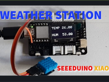 Seeeduino Xiao Weather Station Using Expansion Board