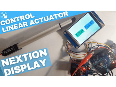 Control Linear Actuator Using A Nextion Display And Arduino