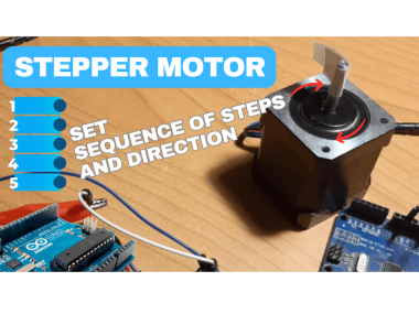 Nema 17 Stepper Motor Set Sequence Of Steps