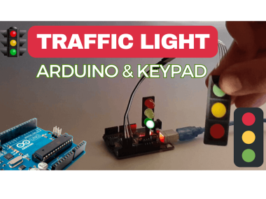Traffic Light Using A Membrane Keypad And Arduino