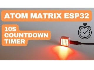 Countdown Timer Using Atom Matrix Esp32