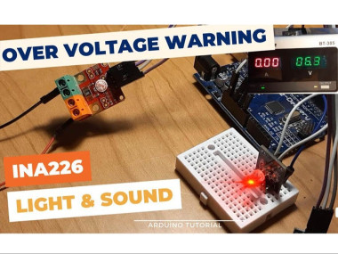 Ina226 Overvoltage Warning Light & Sound Using Arduino