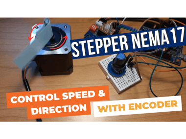 Stepper Motor - Use Encoder To Control Speed & Direction