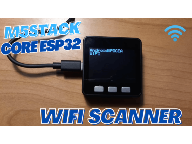 M5stack Core Esp32 - Wifi Network Scanner