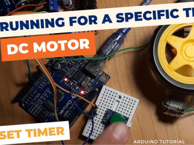 Arduino DC Motor Running for a Specific Time