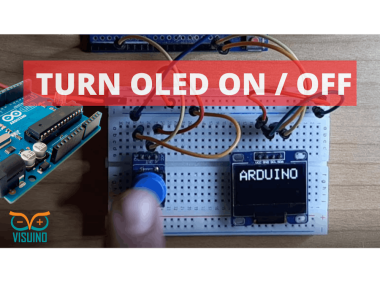 Turn Oled Display On And Off With A Push Button Using Arduin