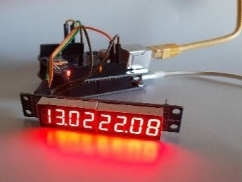 Get Time & Date From The Internet -ethernet Shield & Max7219