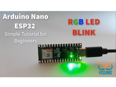 Arduino Nano Esp32 Rgb Led Blink Using Visuino