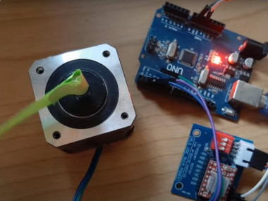 Control Stepper Motor Nema17 - Custom Code In Visuino Pro