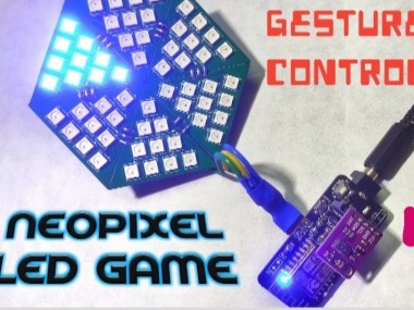 Gesture Control NeoPixel LED Game