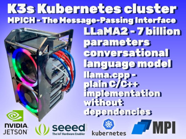 Running A Chatgpt-like Llm-llama2 On A Nvidia Jetson Cluster