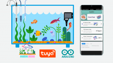 Aquamon - Aquaponics And Fish Tank Monitoring With Tuya Iot