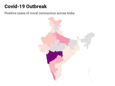 Coronavirus - India cases tracker