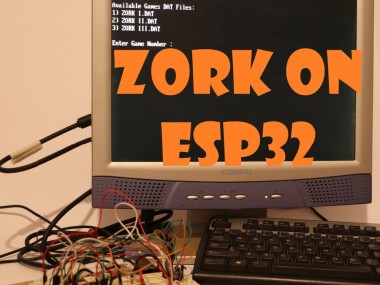 Zork On Esp32 With Vga, Ps2 And Sd