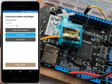 Remote Control a Servo using Netduino and Xamarin!