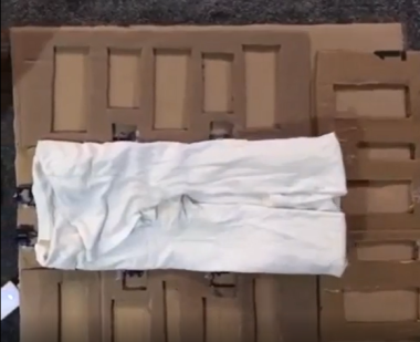 Arduino Shirt Folding Robot