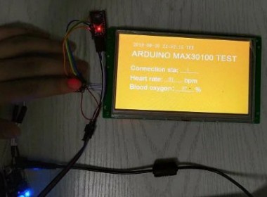 Lcd Arduino + Stone Hmi + Display Heart Rate