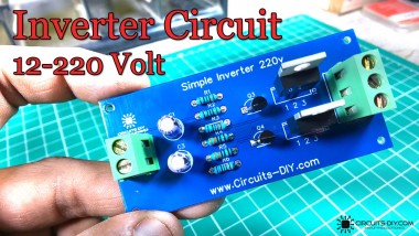 Inverter Circuit Using Irfz44 Mosfets