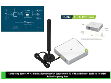 Sensecap M2: In865 Lora Gateway, 4g-ready Deployment