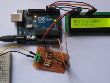 Ac Voltmeter Using Arduino