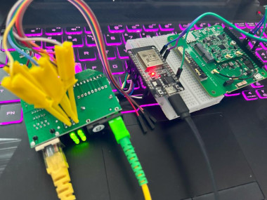 Fiber Optic Fault Alert With Blues, Edge Impulse & Qubitro