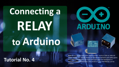 Driving A Relay With An Arduino