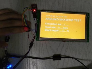 Lcd Arduino + Stone Tft Lcd + Display Heart Rate