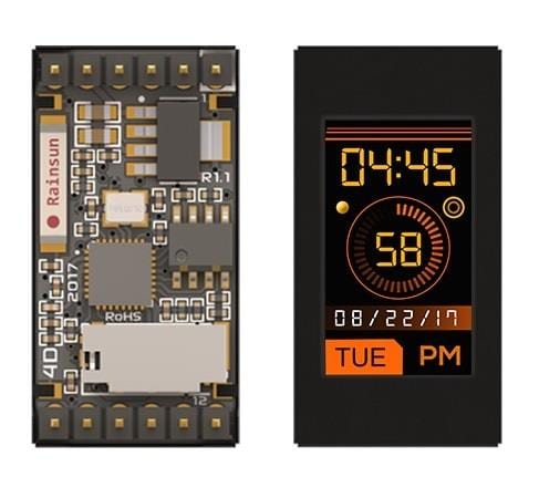 0.9” TFT LCD Display Module, 80x160, ESP8266 WiFi SoC, Built-in WiFi ...