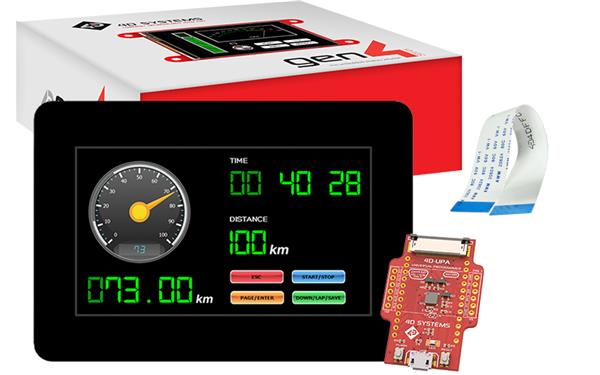 4.3" Gen4 Lcd Pack For Arduino With Gen4-ulcd-43dct-clb-sb, Arduino ...