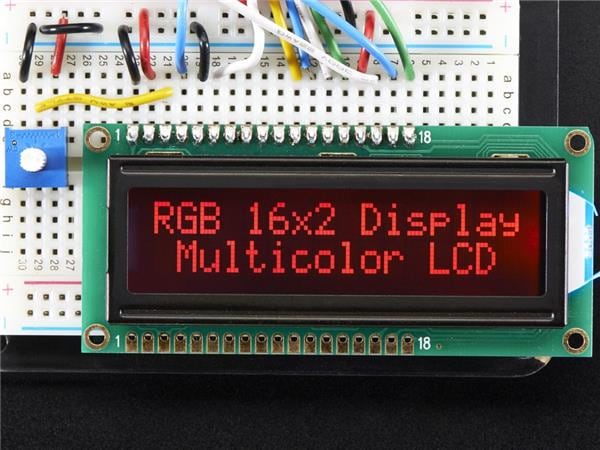 Rgb Backlight Negative Lcd 16x2 - 399
