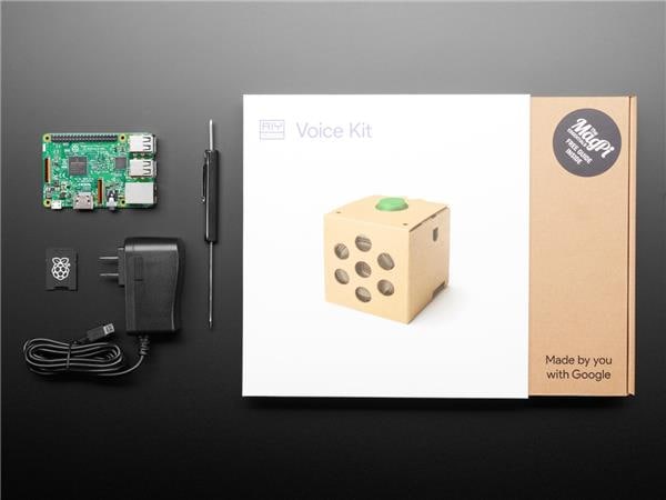 Google Aiy Voice Kit For Raspberry Pi - Starter Pack - 2814