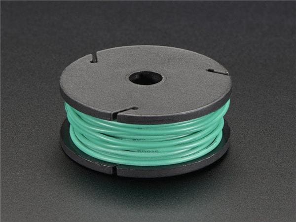 Silicone Cover Stranded-core Wire - 25ft 26awg - Green - 2516