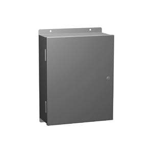 N1 Wallmount Encl W/panel - 24 X 24 X 9 - Steel/gray - 1420EM9