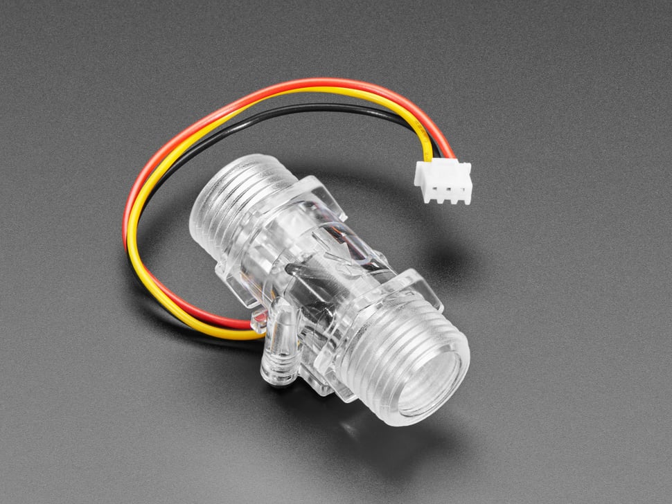Clear Turbine Water Flow Sensor With 3-pin Jst - 5066