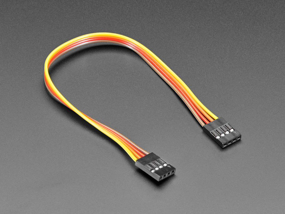 2.54mm 0.1 Pitch 8-pin Jumper Cable - 20cm long