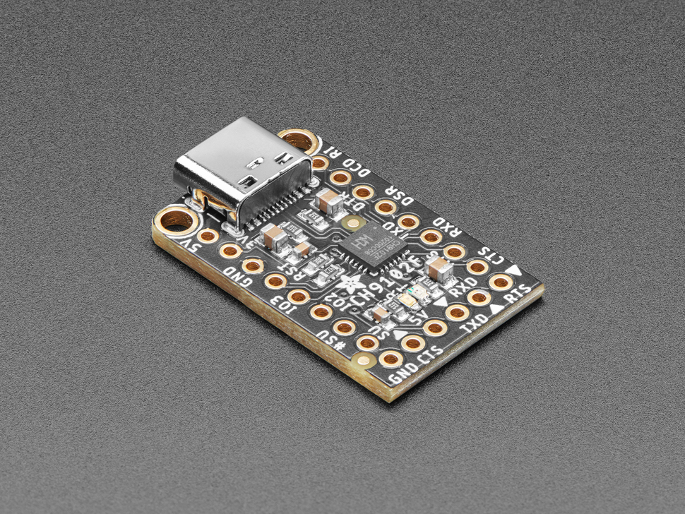 Adafruit Wch Ch9102f Friend - Usb To Serial Converter - 5568