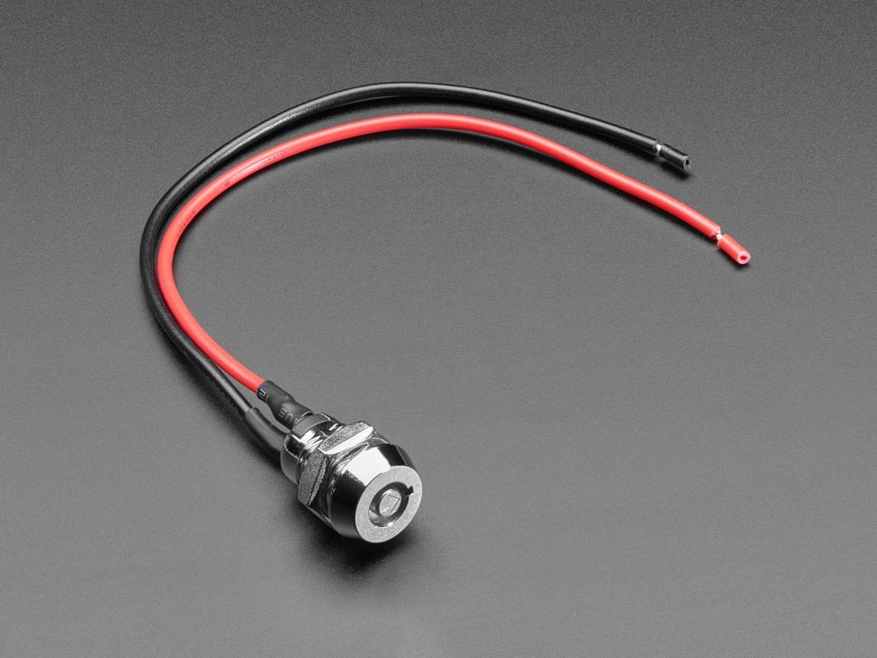 Momentary On/off Round Key Lock Switch - 12mm Diameter - 5929