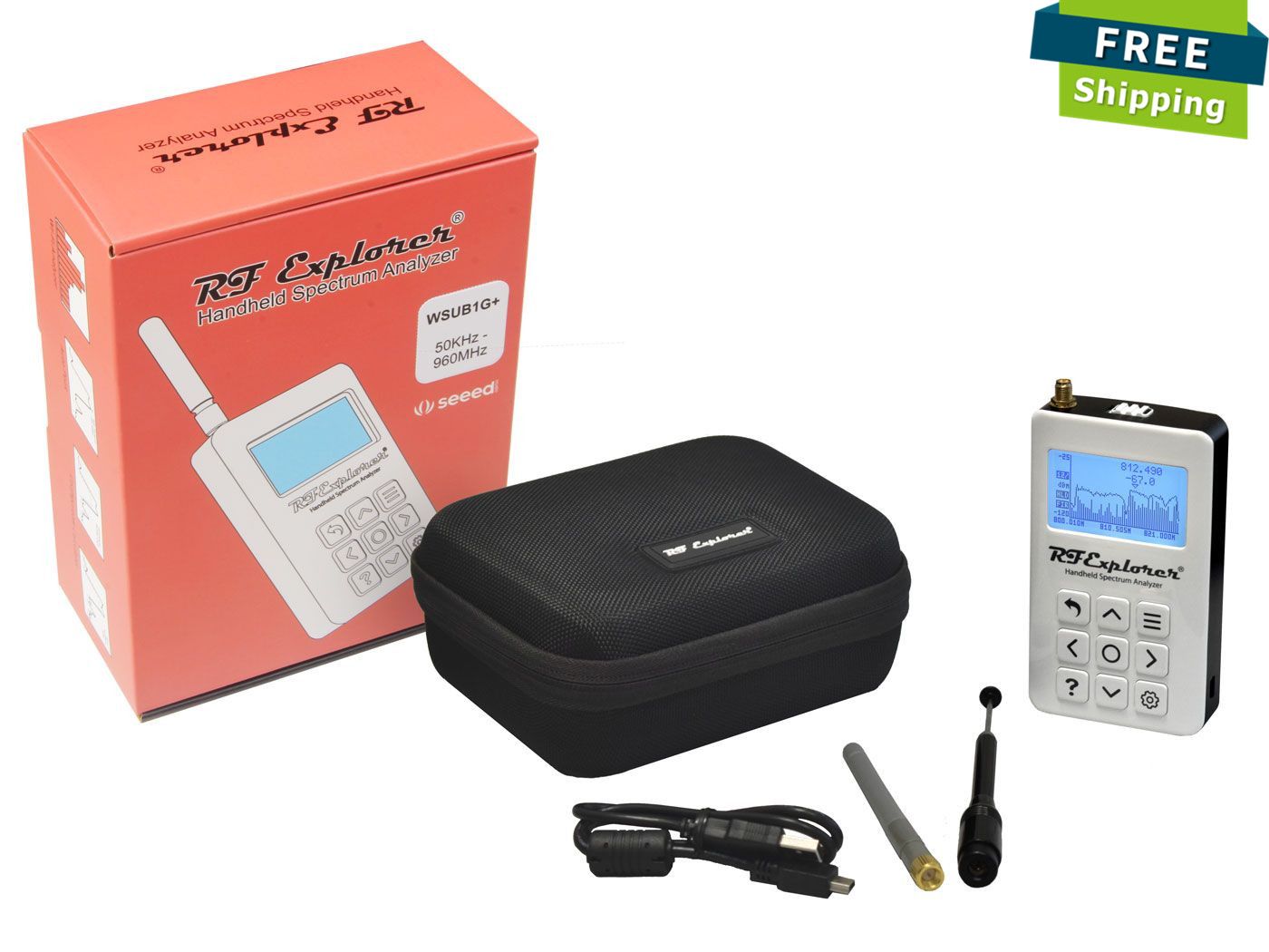 新品未使用 SeeedStudio RF Explorer WSUB1G+ Rf Explorer Wsub1g Plus - Slim - 114991830